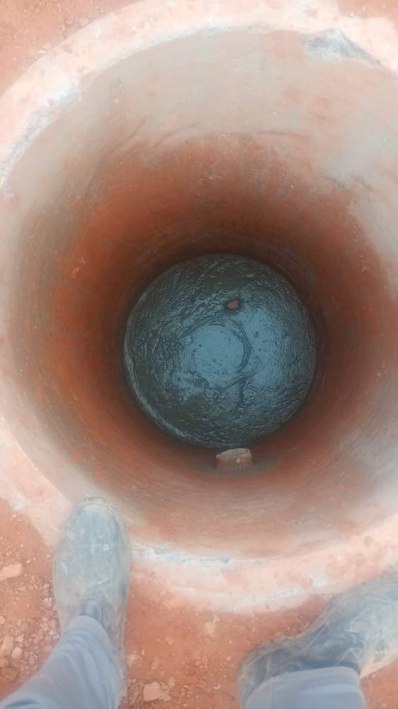 Acabamento de caixa pluvial
